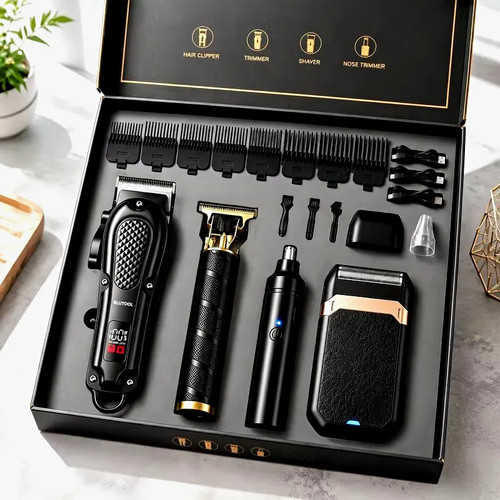 Men grooming kit hair - 4-in-1,