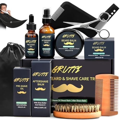 9pcs men shaving kit premium - 9pcs,