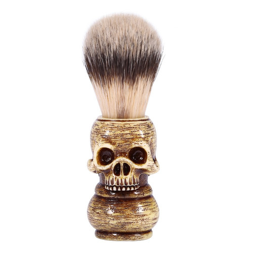 Men beard shaving - shaving, brush