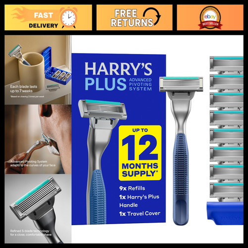 Premium razor handle - handle, blade