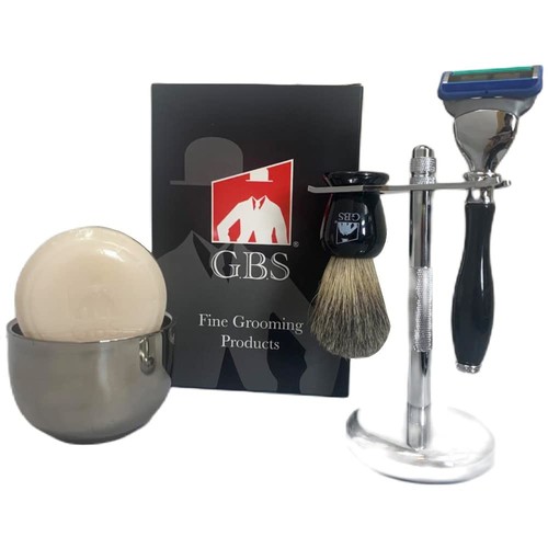Wet shaving kit for men - g.b.s,