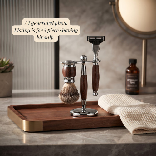 Vintage style mens shaving set - vintage,
