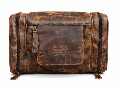 Large full grain leather - large, dopp