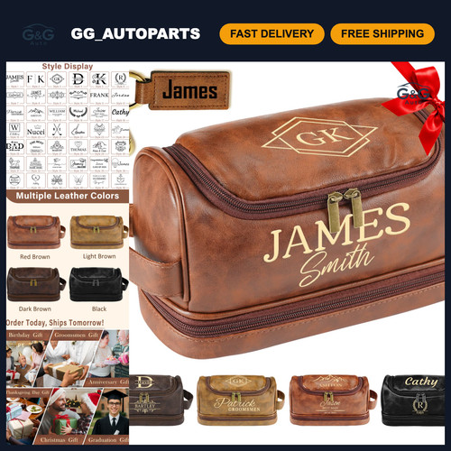 Custom engraved toiletry bag - engraved,