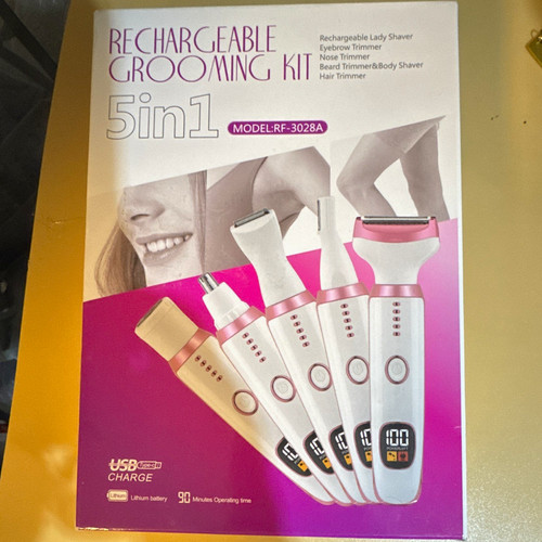 Rechargeable shaving - 5-in-1,
