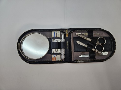 Vintage england leather travel - england,