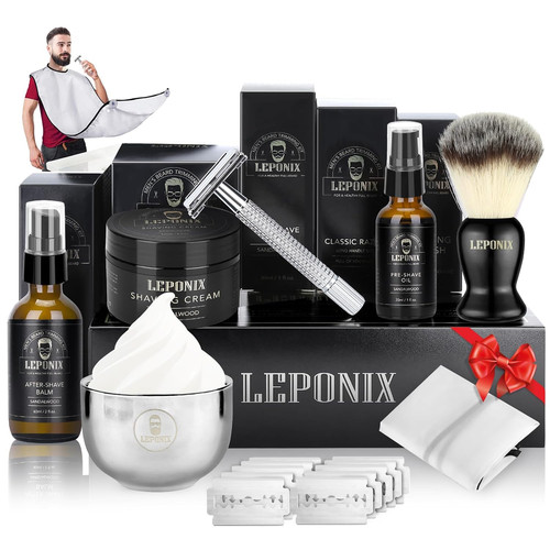 Men shaving kit safety razor - men,